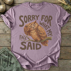 Printify T-Shirt Facepalm What My Face Said Owl T-Shirt