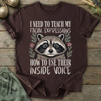 Printify T-Shirt Facial Expressions Inside Voice T-Shirt