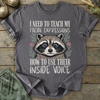 Printify T-Shirt Facial Expressions Inside Voice T-Shirt