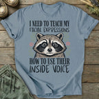 Printify T-Shirt Facial Expressions Inside Voice T-Shirt