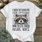 Printify T-Shirt Facial Expressions Inside Voice T-Shirt