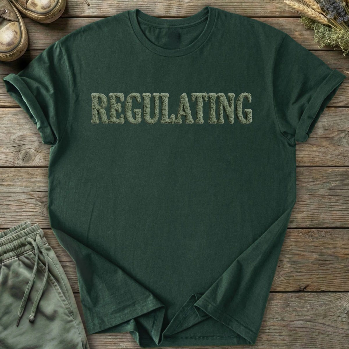 Printify T-Shirt Faux Regulating (Flat Print) T-Shirt