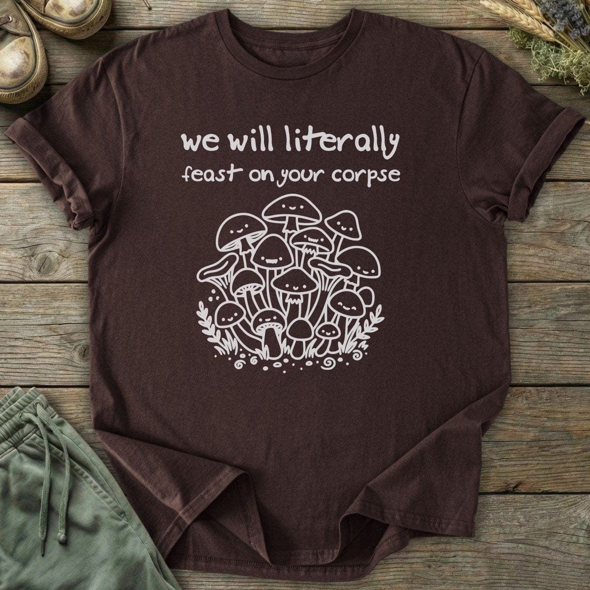 Printify T-Shirt Feast On Your Corpse T-Shirt