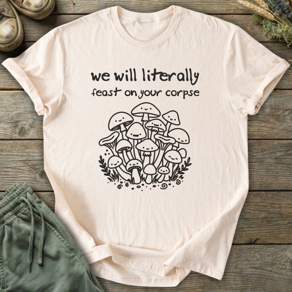 Printify T-Shirt Feast On Your Corpse T-Shirt