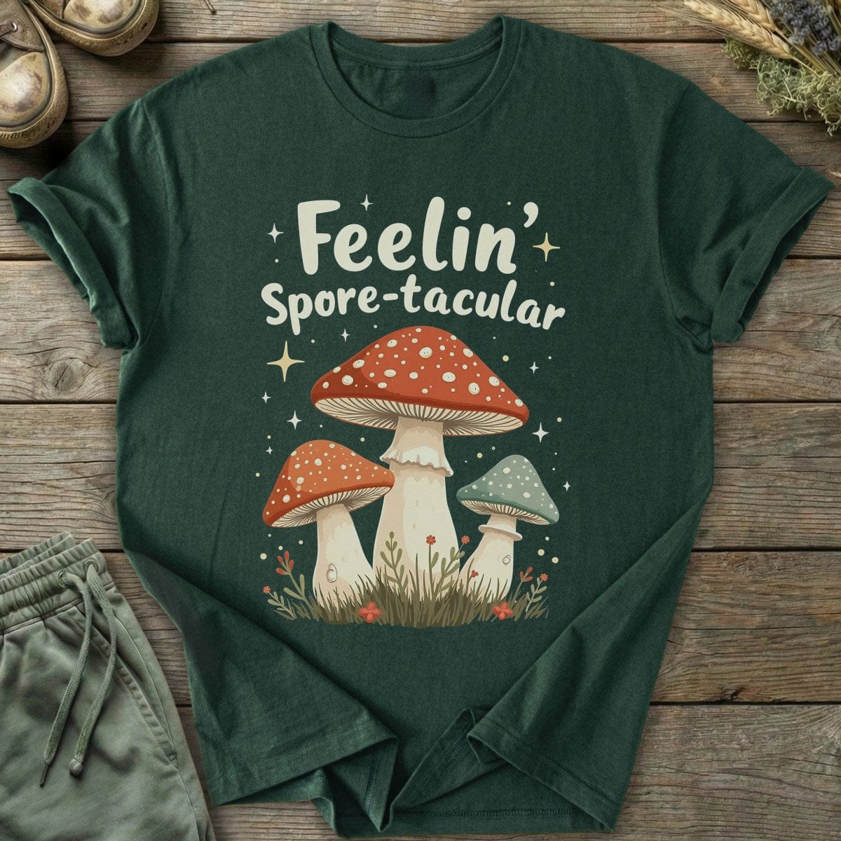 Printify T-Shirt Feelin' Spore-tacular T-Shirt