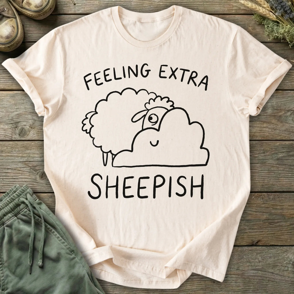 Printify T-Shirt Feeling Extra Sheepish T-Shirt