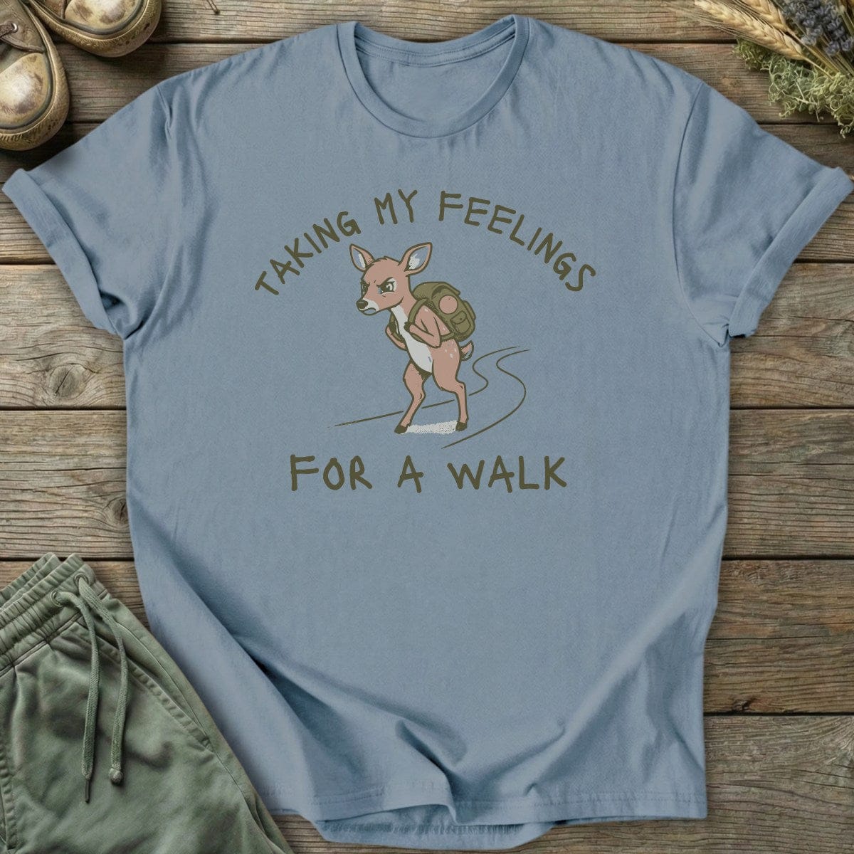 Printify T-Shirt Feelings For A Walk T-Shirt