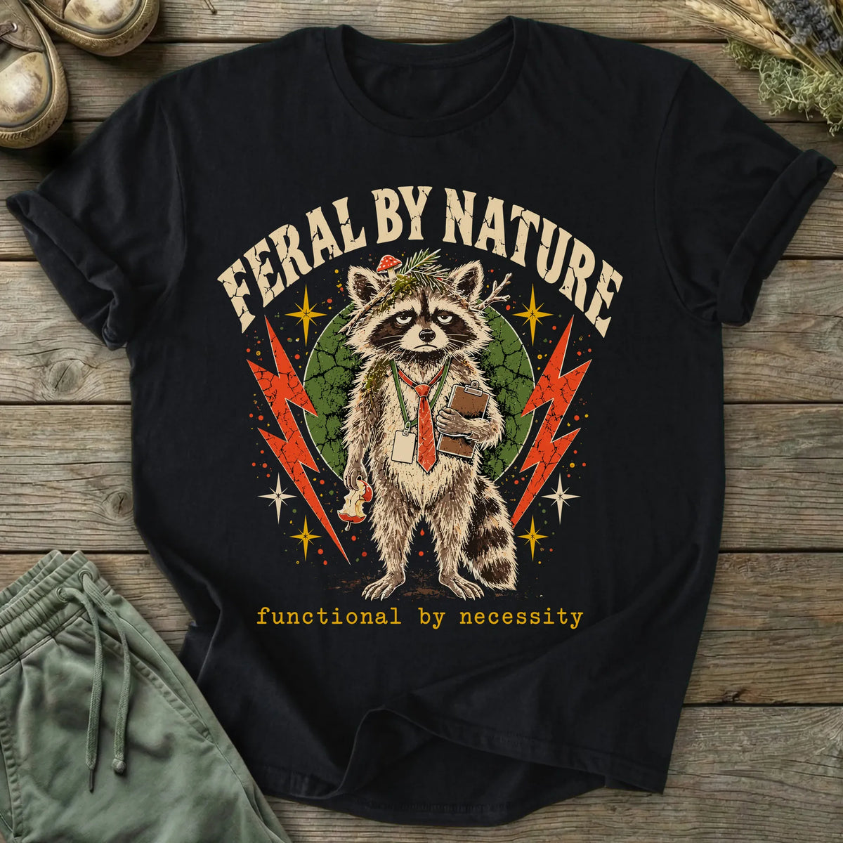Printify T-Shirt Feral By Nature T-Shirt