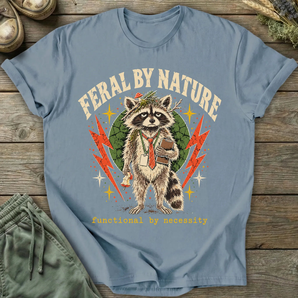 Printify T-Shirt Feral By Nature T-Shirt