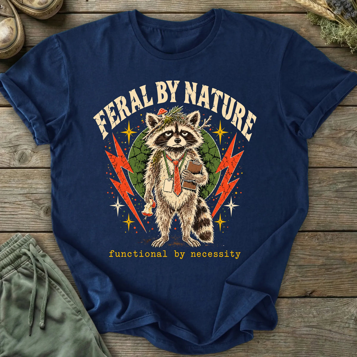 Printify T-Shirt Feral By Nature T-Shirt