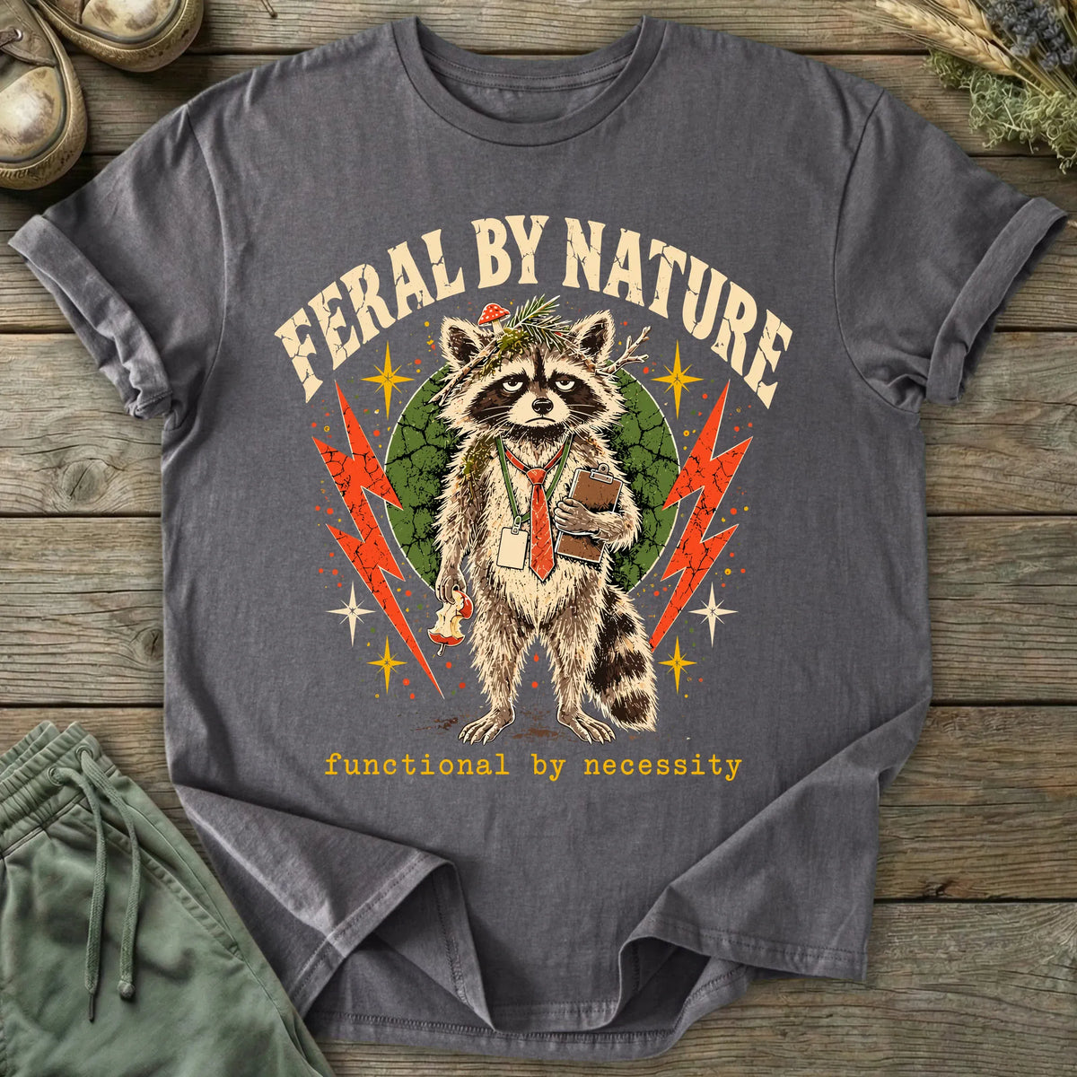 Printify T-Shirt Feral By Nature T-Shirt