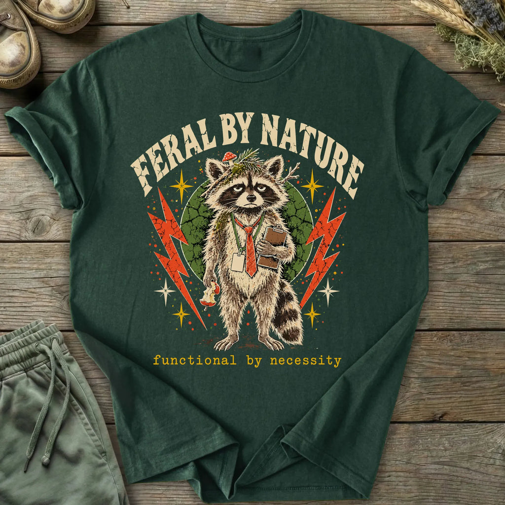 Printify T-Shirt Feral By Nature T-Shirt