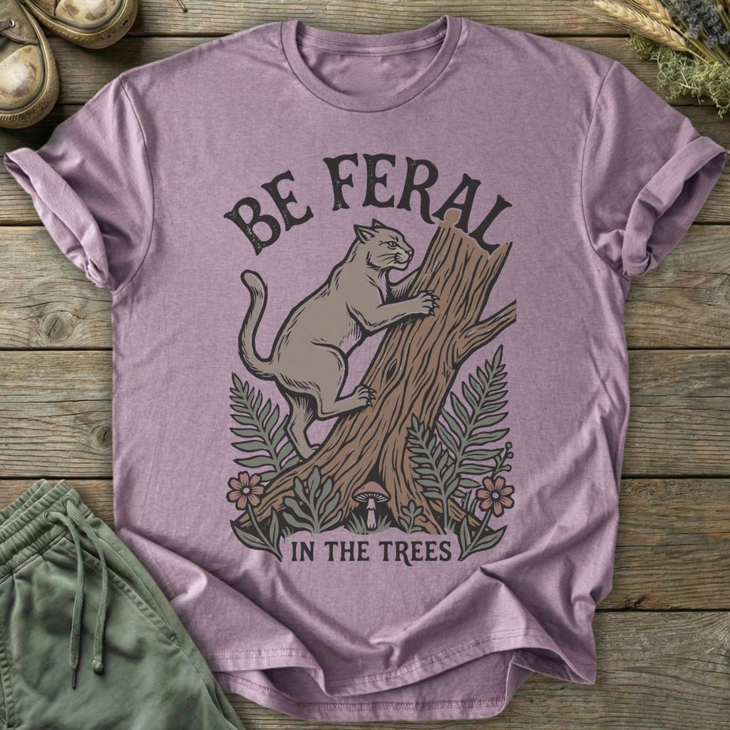 Printify T-Shirt Feral In The Trees T-Shirt