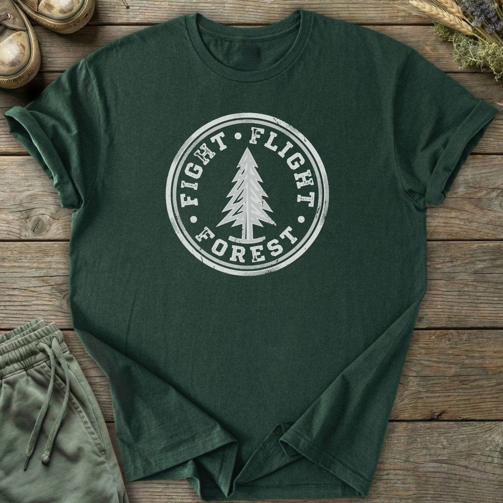 Printify T-Shirt Fight Flight Forest T-Shirt