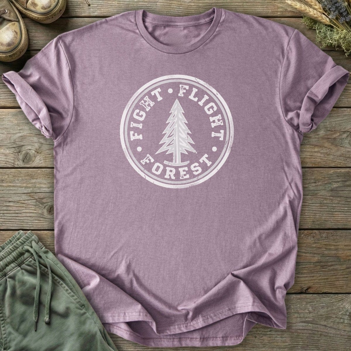 Printify T-Shirt Fight Flight Forest T-Shirt