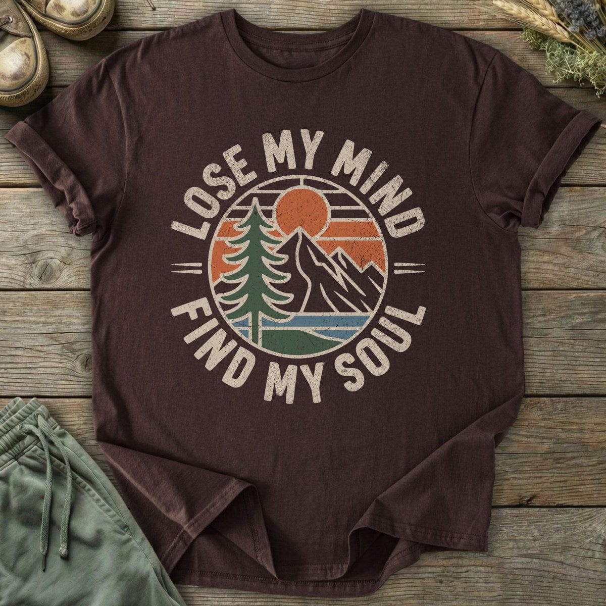 Printify T-Shirt Find My Soul T-Shirt