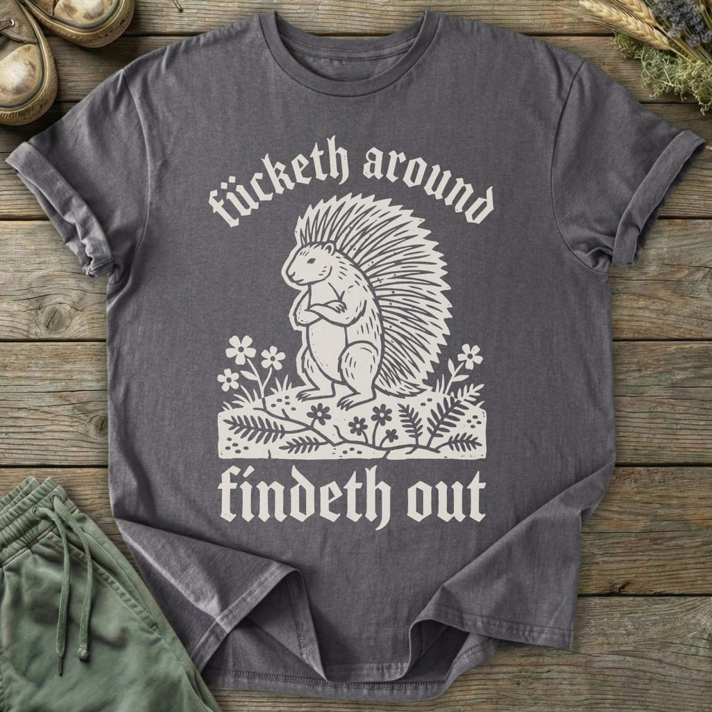 Printify T-Shirt Findeth Out T-Shirt