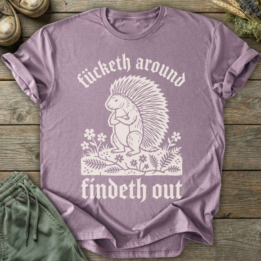 Printify T-Shirt Findeth Out T-Shirt