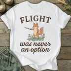 Printify T-Shirt Flight Never An Option T-Shirt