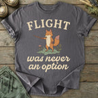 Printify T-Shirt Flight Never An Option T-Shirt