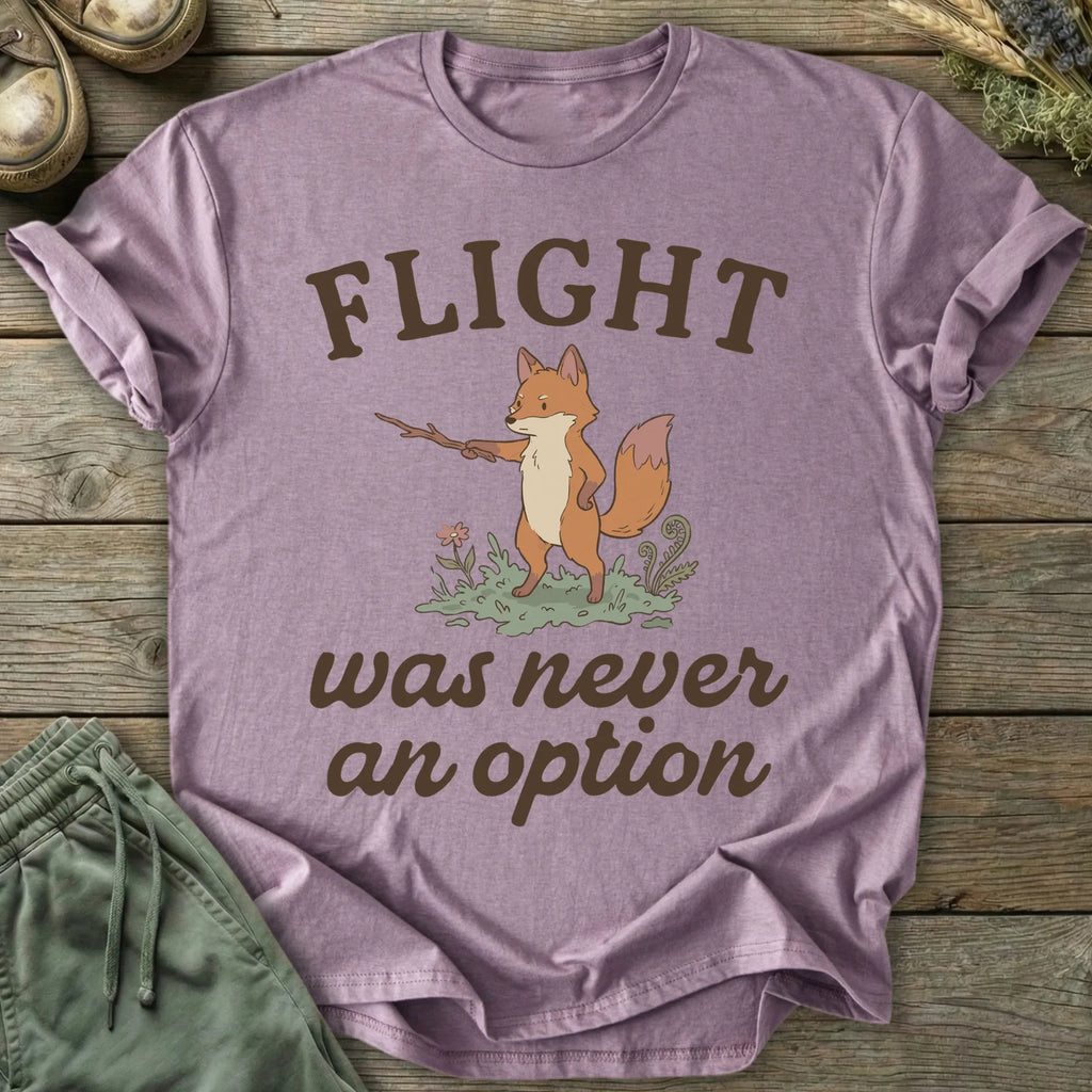 Printify T-Shirt Flight Never An Option T-Shirt