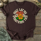 Printify T-Shirt Floral Let Me Overthink T-Shirt