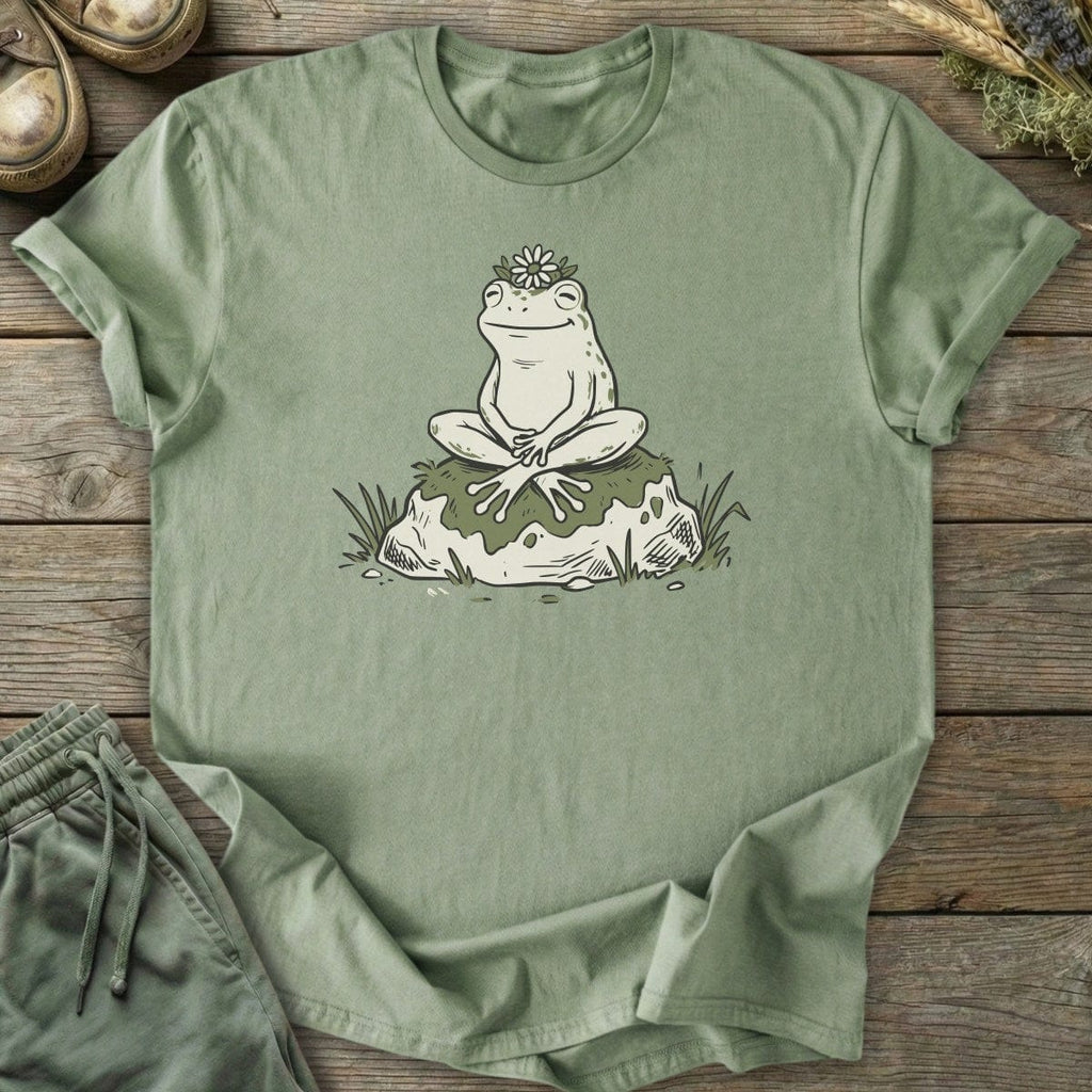 Printify T-Shirt Flower Frog T-Shirt