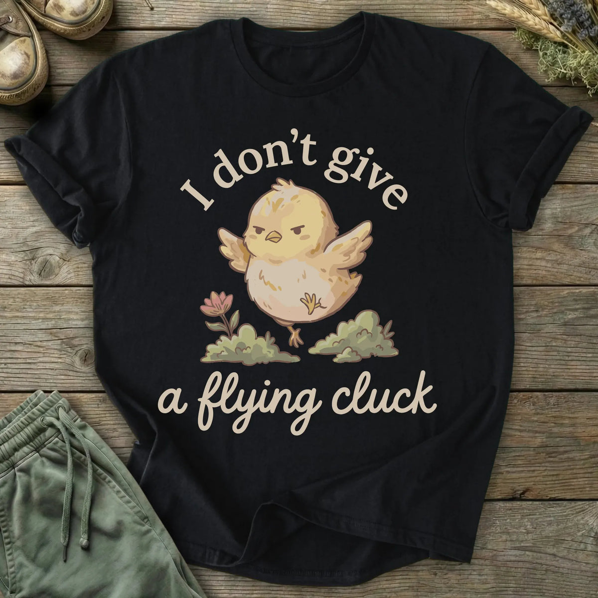Printify T-Shirt Flying Cluck T-Shirt