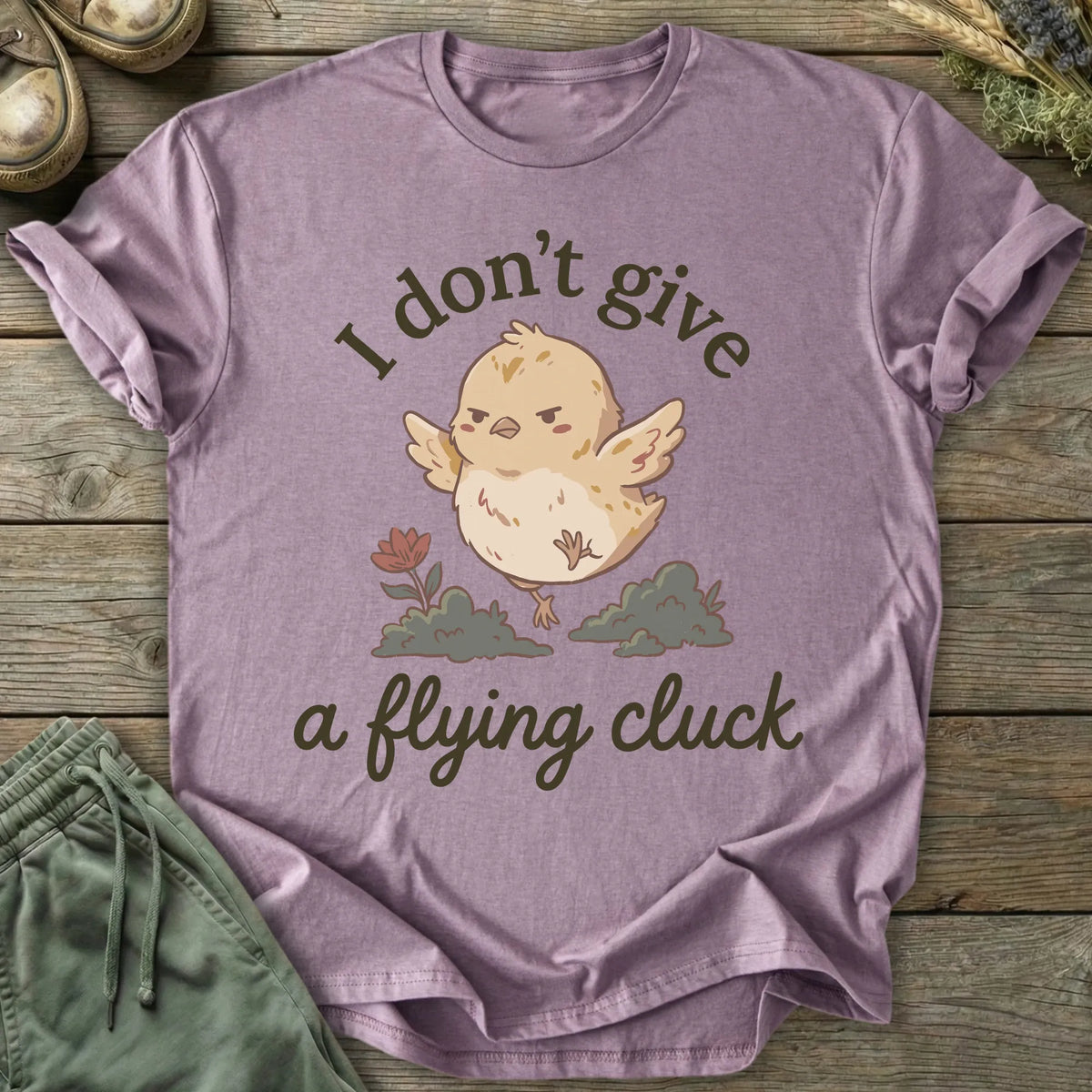 Printify T-Shirt Flying Cluck T-Shirt