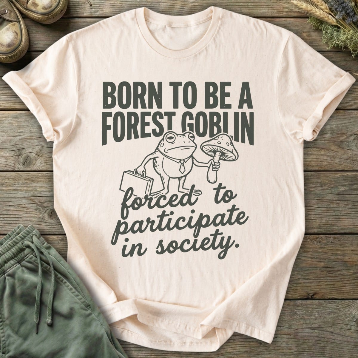 Printify T-Shirt Forced To Participate T-Shirt