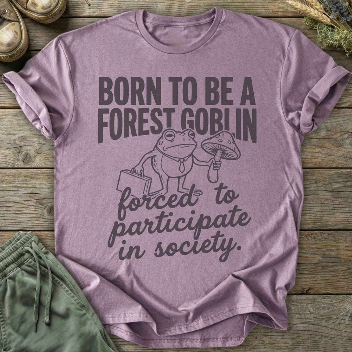 Printify T-Shirt Forced To Participate T-Shirt