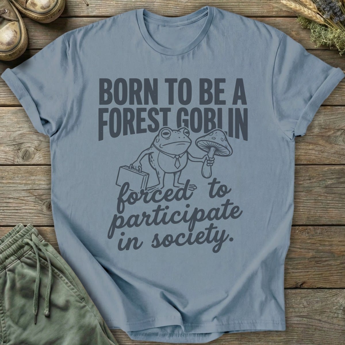 Printify T-Shirt Forced To Participate T-Shirt