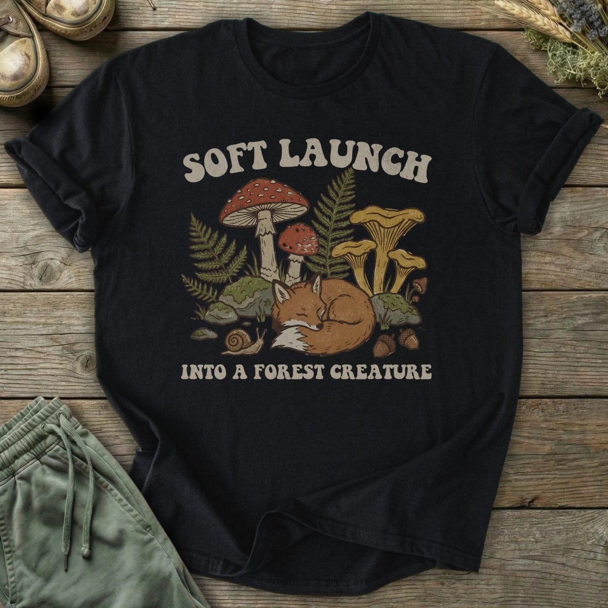 Printify T-Shirt Forest Creature Launch T-Shirt