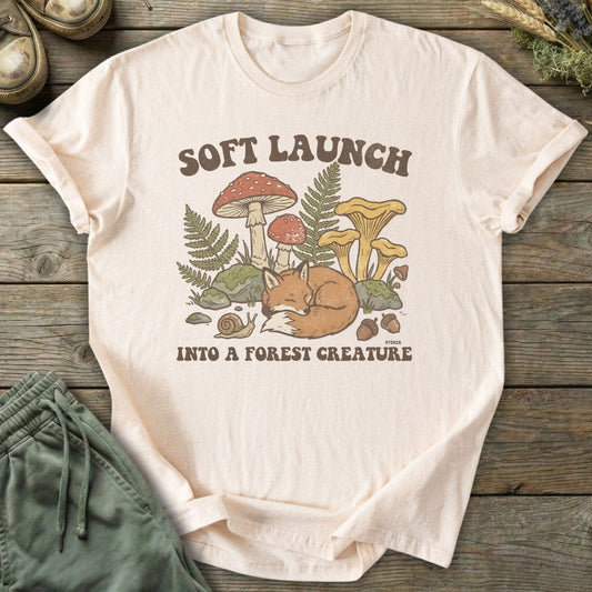 Printify T-Shirt Forest Creature Launch T-Shirt