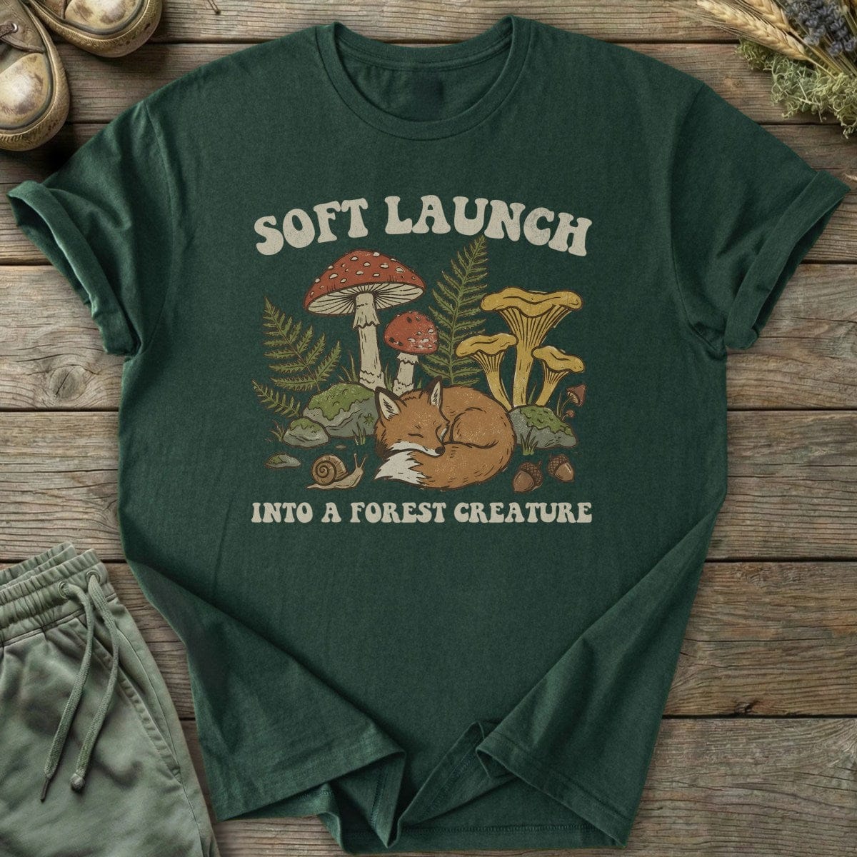 Printify T-Shirt Forest Creature Launch T-Shirt