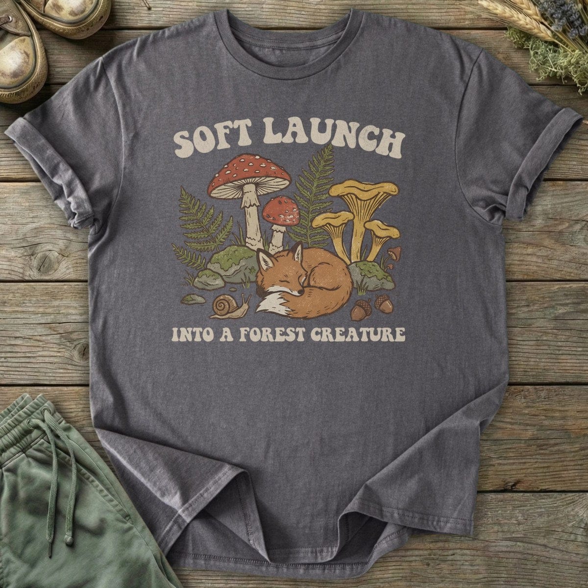 Printify T-Shirt Forest Creature Launch T-Shirt