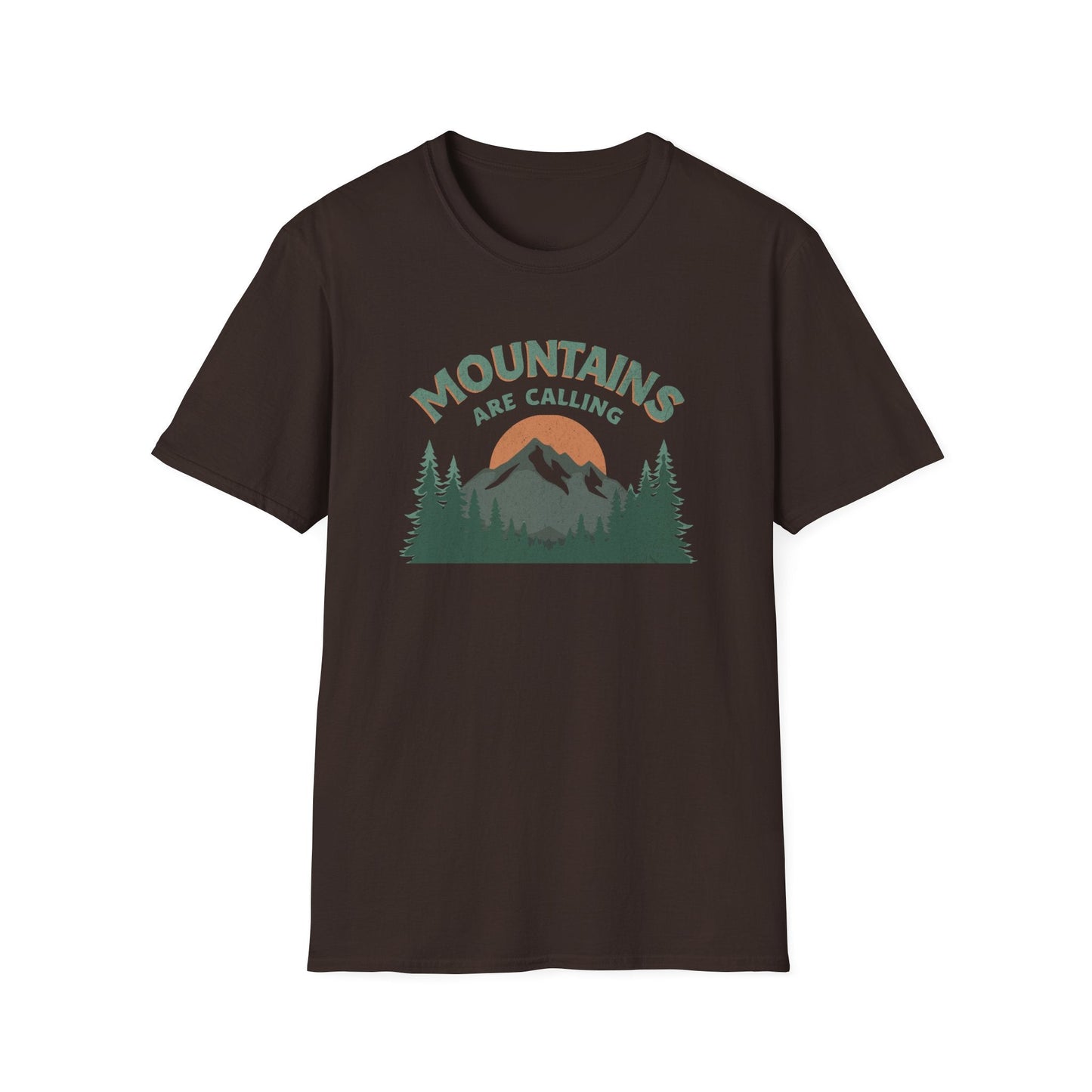 Printify T-Shirt Forest Mountains Are Calling T-Shirt