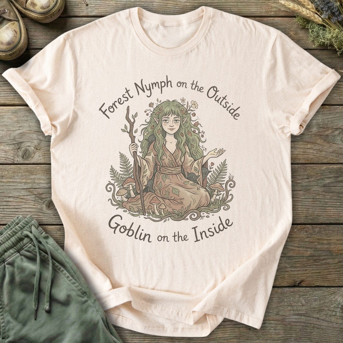 Printify T-Shirt Forest Nymph T-Shirt