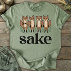Printify T-Shirt Four Fox Sake T-Shirt