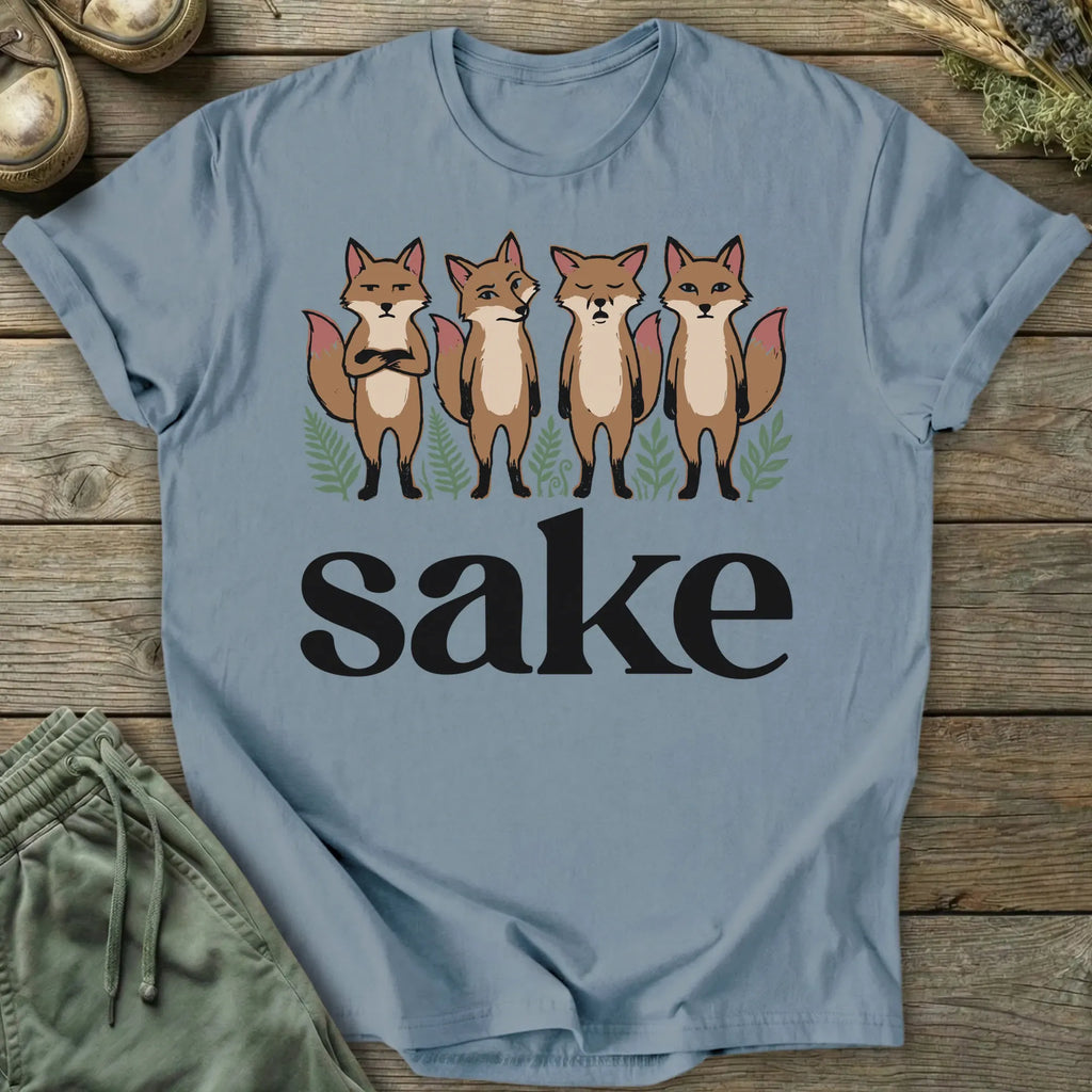Printify T-Shirt Four Fox Sake T-Shirt