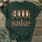 Printify T-Shirt Four Fox Sake T-Shirt