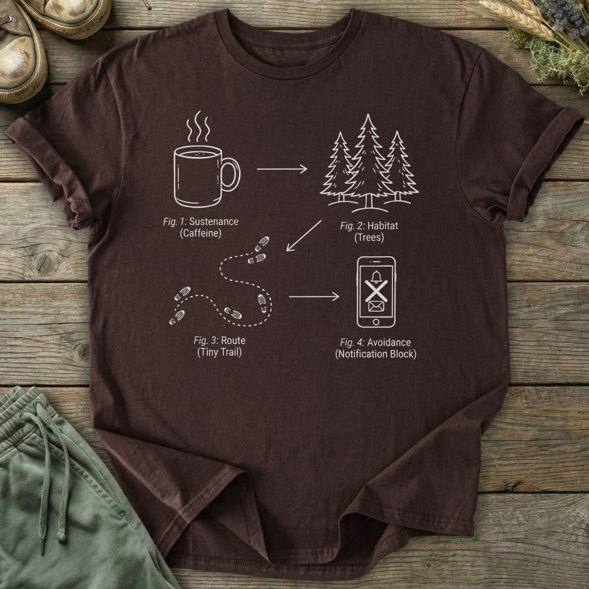 Printify T-Shirt Four Pillars T-Shirt