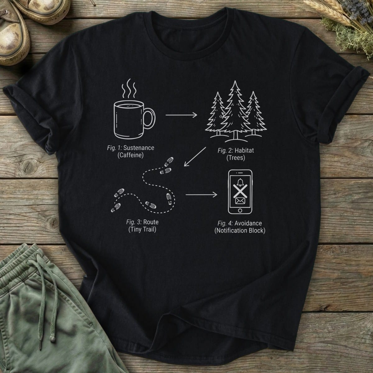Printify T-Shirt Four Pillars T-Shirt
