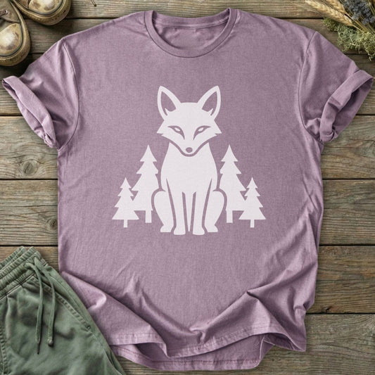 Printify T-Shirt Fox And Forest T-Shirt