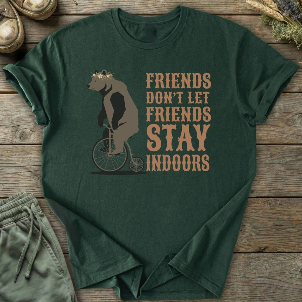 Printify T-Shirt Friends Don't Let Friends T-Shirt