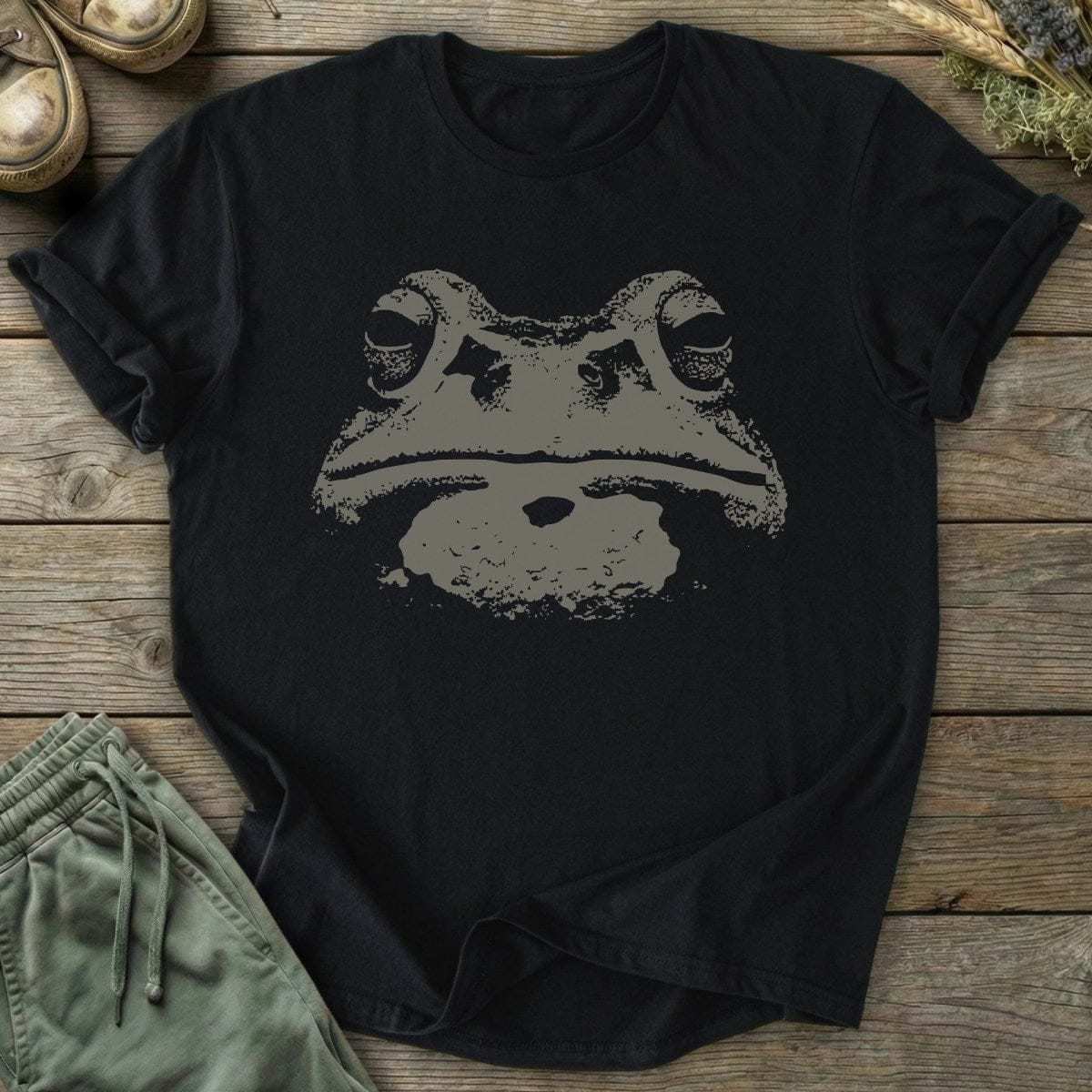 Printify T-Shirt Frog Head T-Shirt