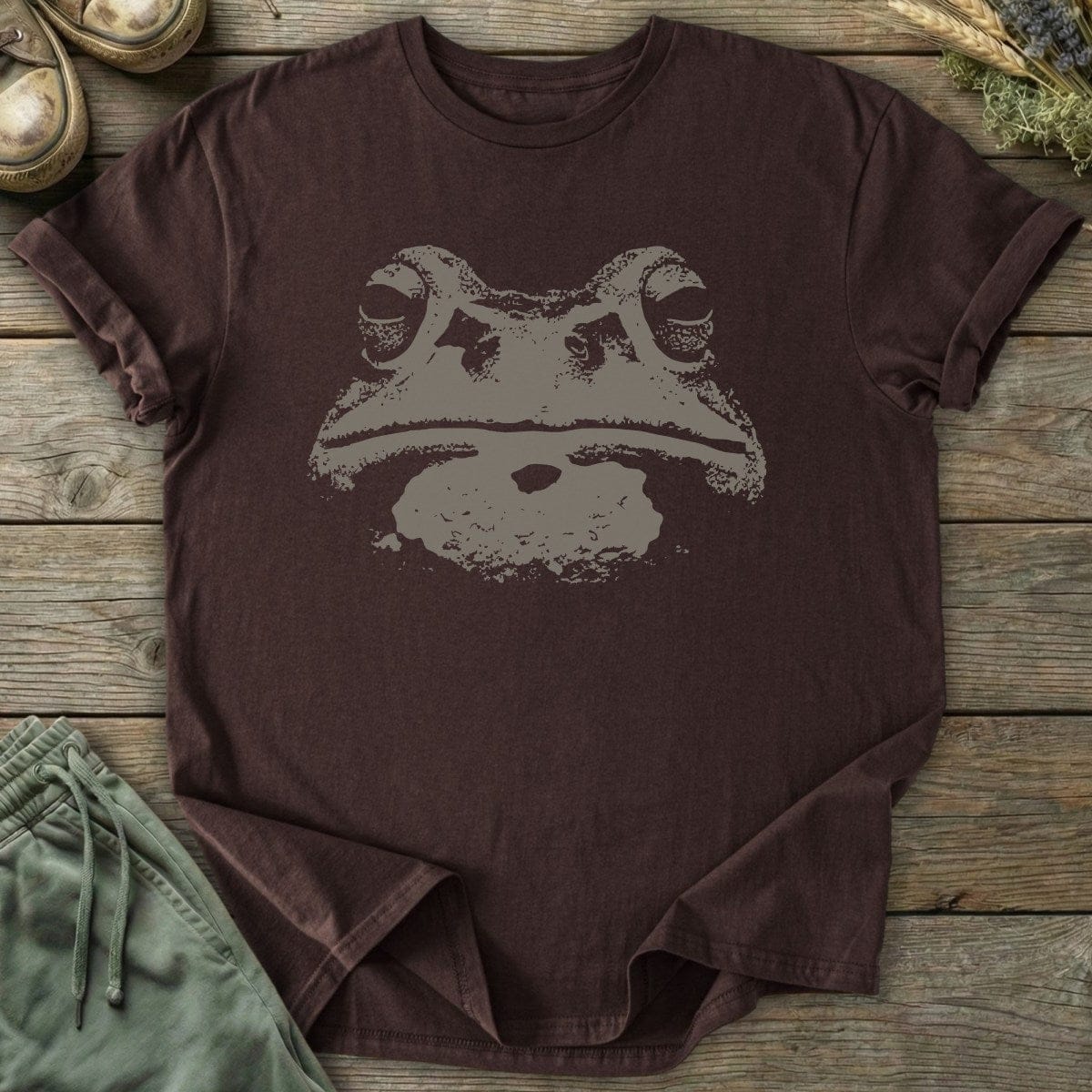 Printify T-Shirt Frog Head T-Shirt