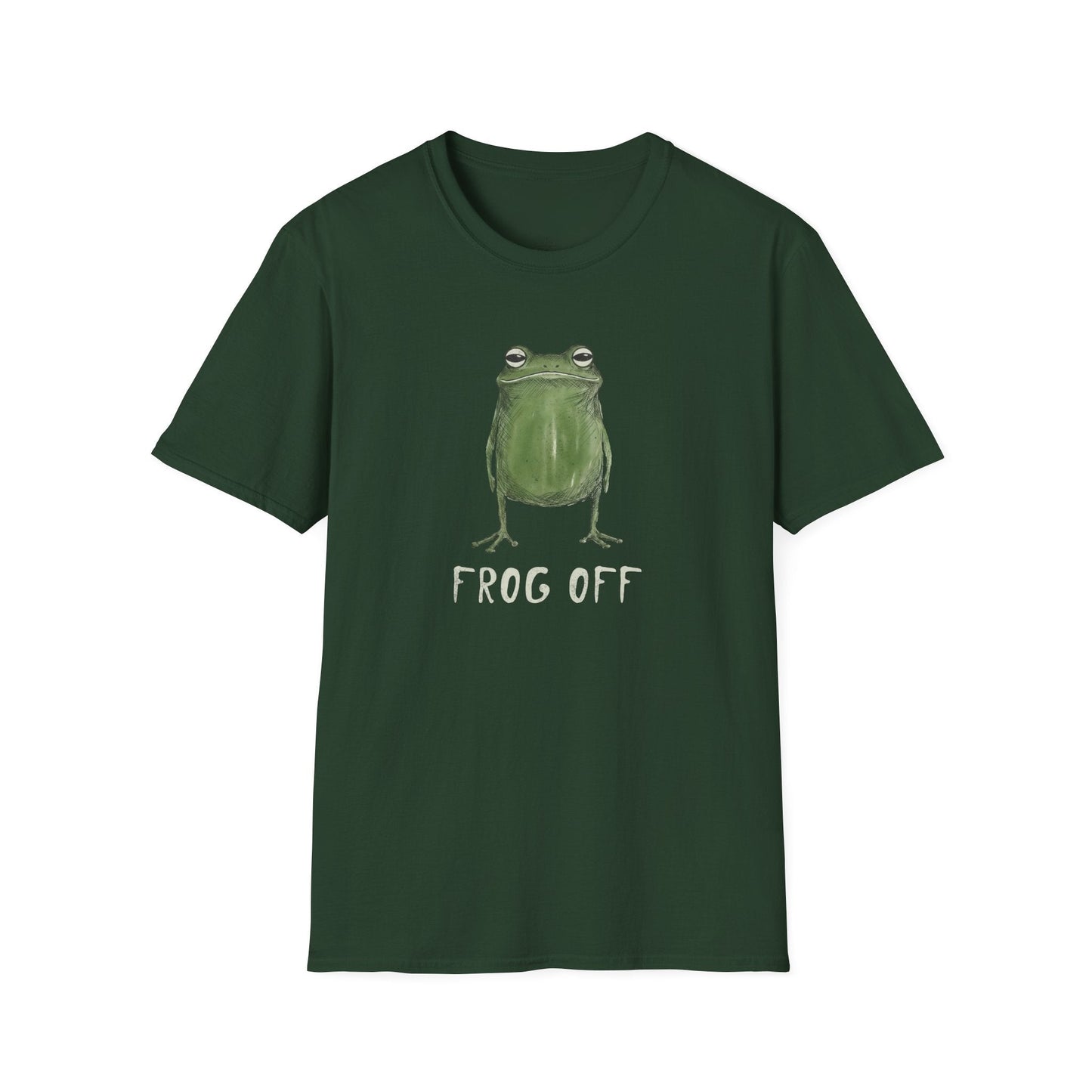 Printify T-Shirt Frog Off T-Shirt