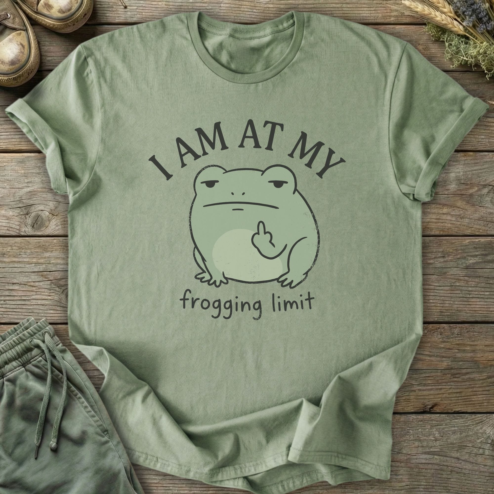 Printify T-Shirt Frogging Limit T-Shirt