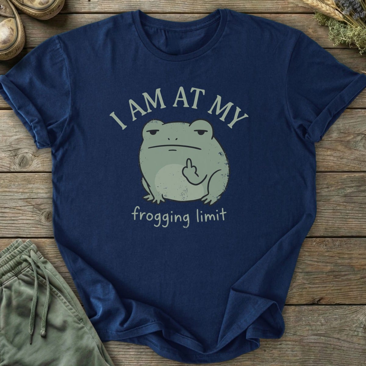 Printify T-Shirt Frogging Limit T-Shirt
